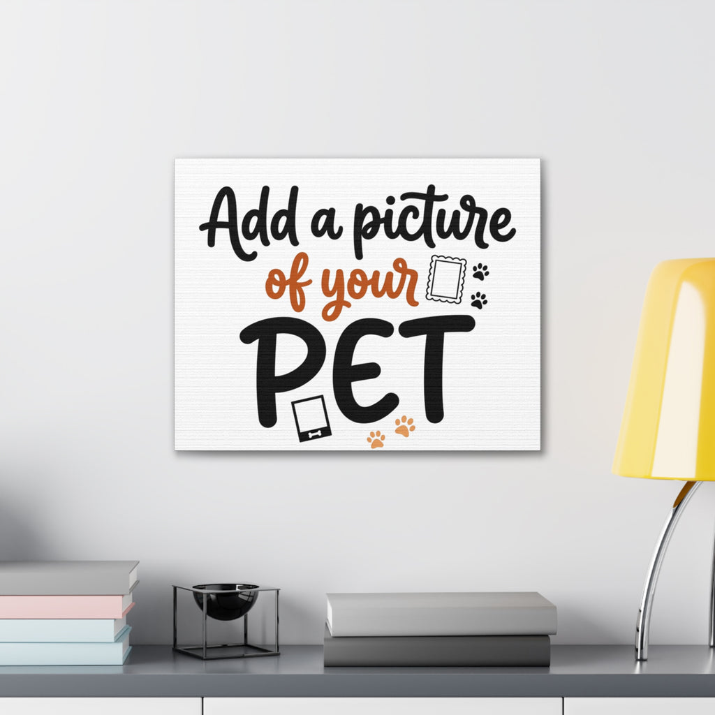 Custom Pet Canvas Wall Art | Personalized Stretched Canvas Print