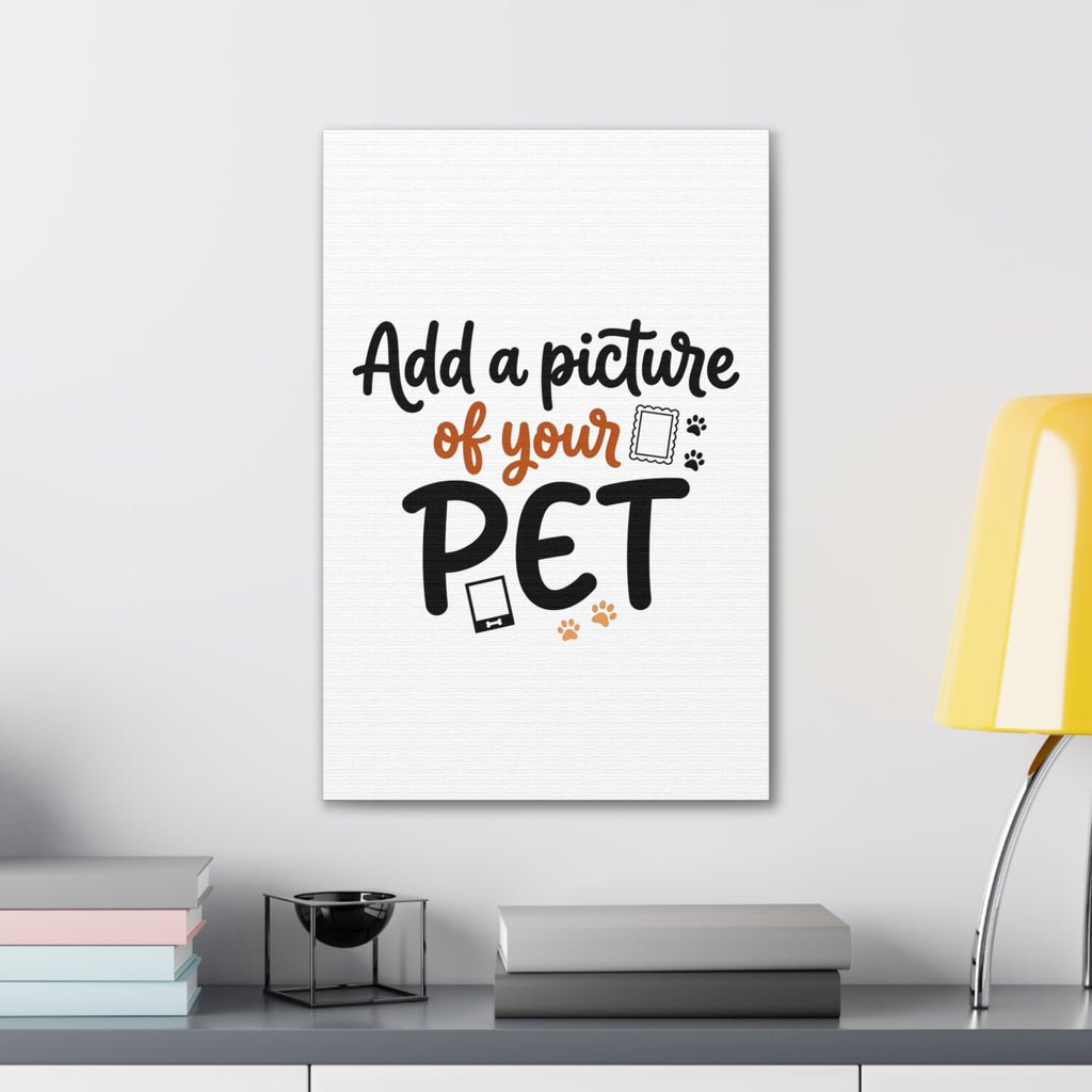 Custom Pet Canvas Wall Art | Personalized Stretched Canvas Print