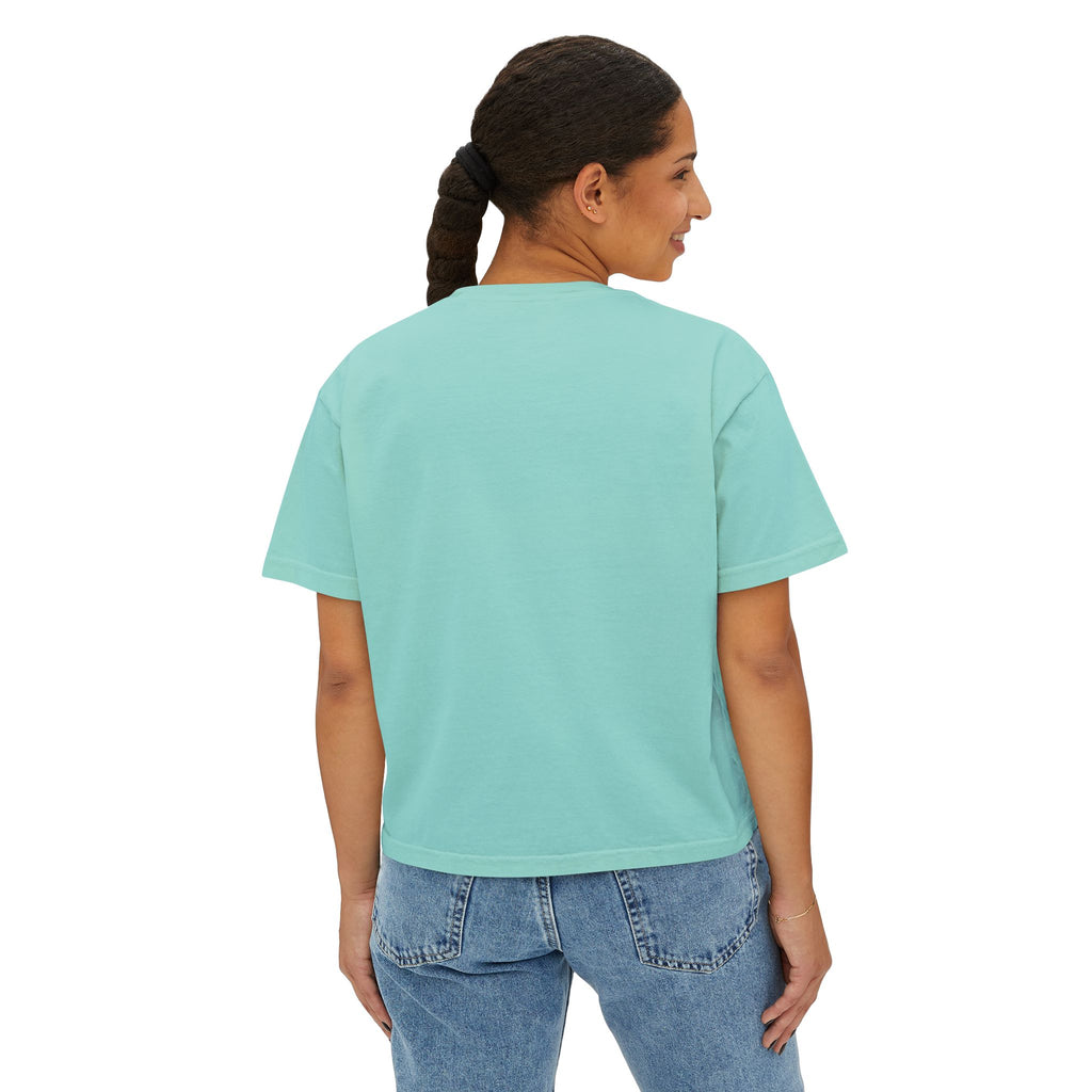 Full-Time Cat Mom Women's Boxy Tee | Comfort Colors Oversized T-Shirt