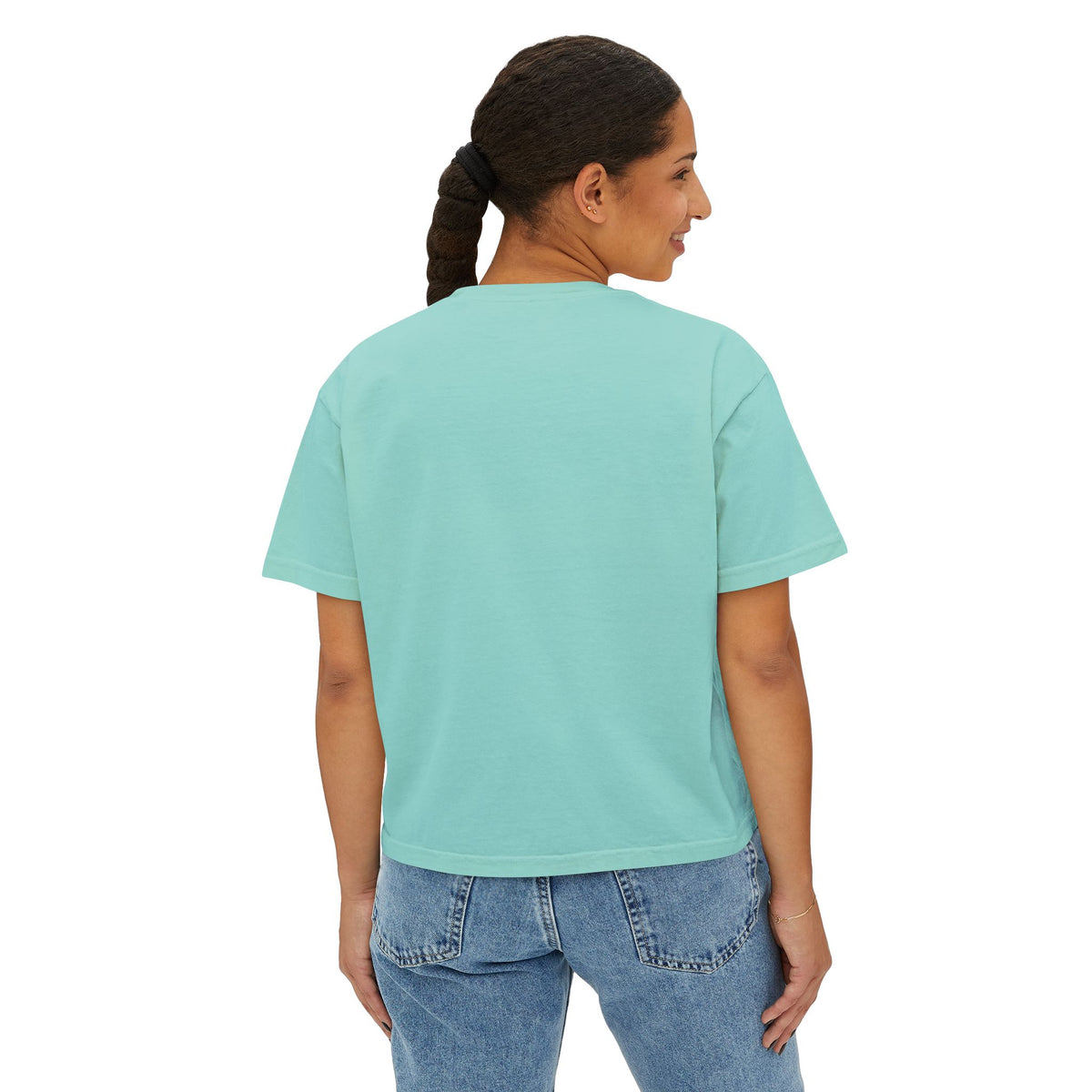 Full-Time Cat Mom Women's Boxy Tee | Comfort Colors Oversized T-Shirt