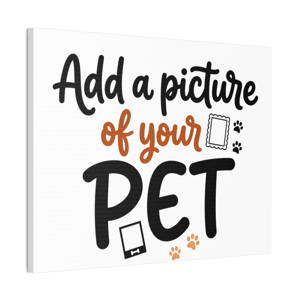Custom Pet Canvas Wall Art | Personalized Stretched Canvas Print