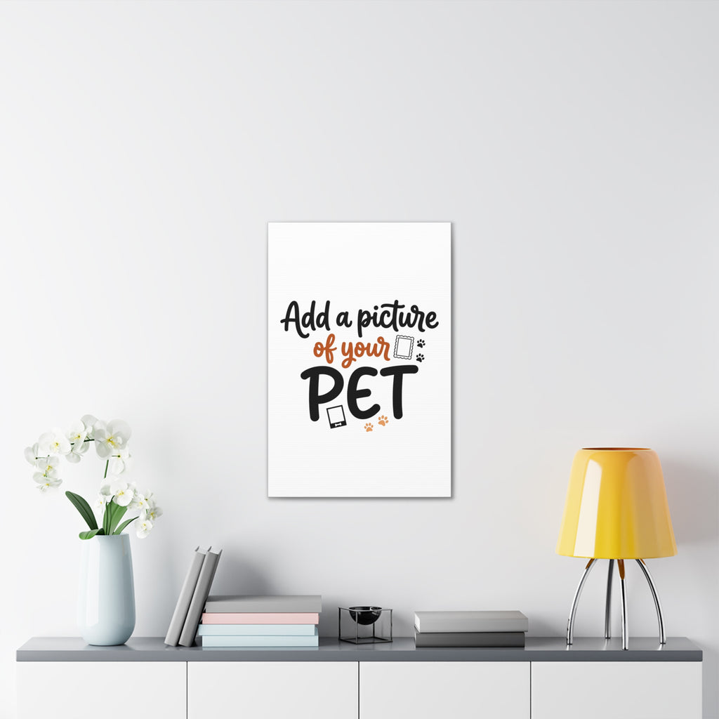 Custom Pet Canvas Wall Art | Personalized Stretched Canvas Print