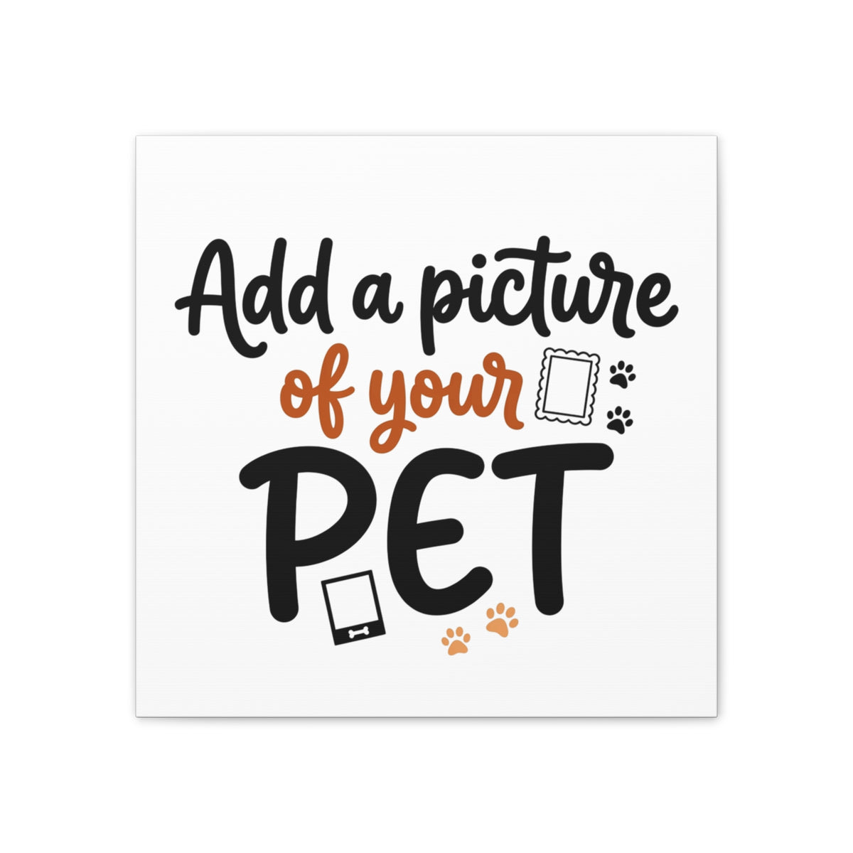 Custom Pet Canvas Wall Art | Personalized Stretched Canvas Print