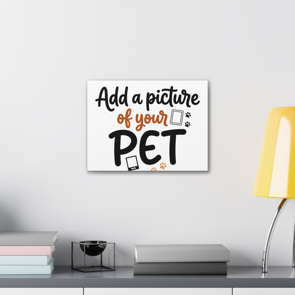 Custom Pet Canvas Wall Art | Personalized Stretched Canvas Print