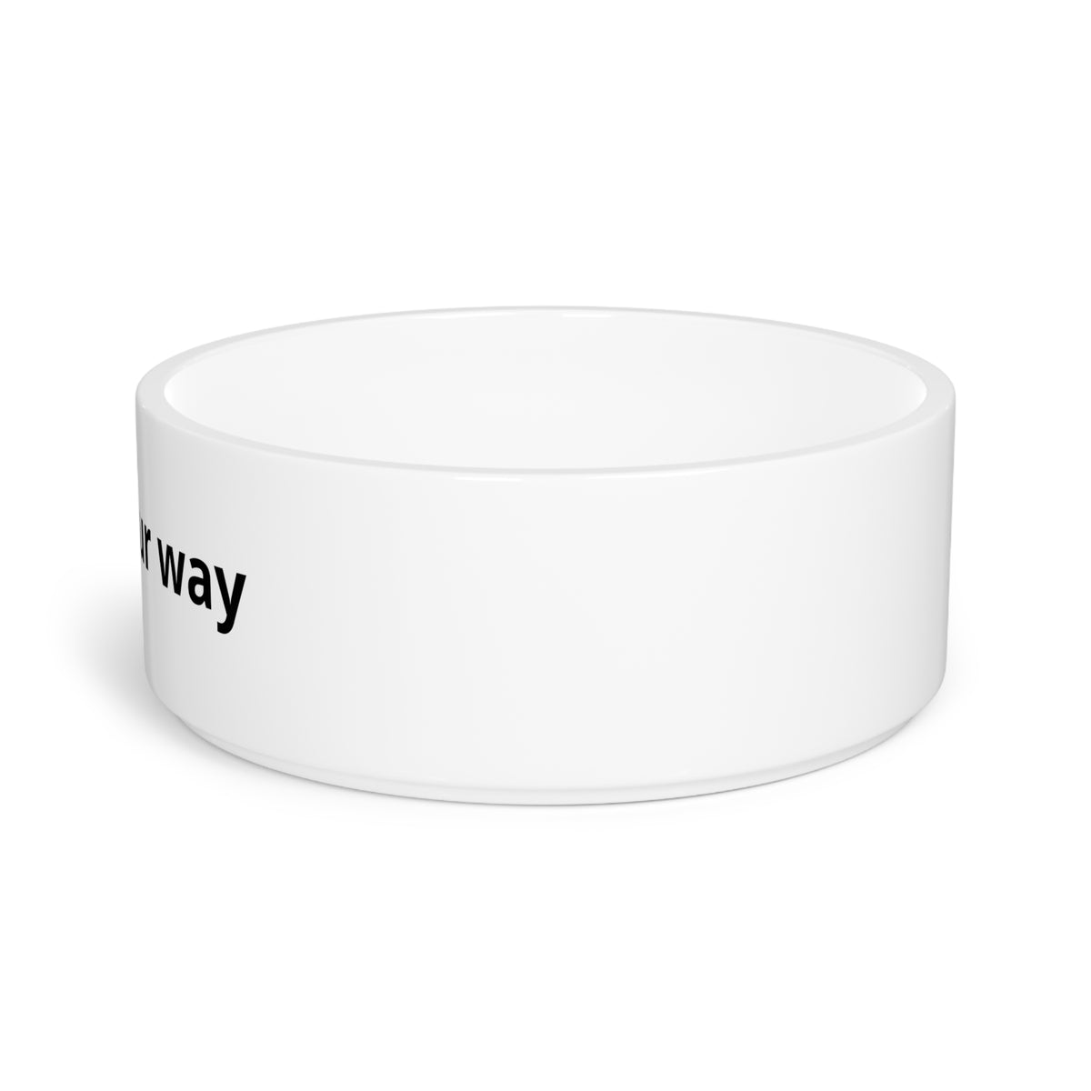 Custom Pet Bowl | Personalized Ceramic Cat & Dog Food Bowl