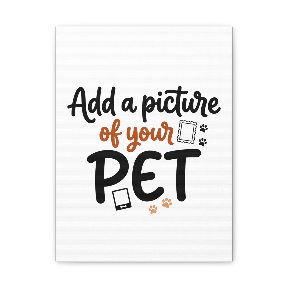 Custom Pet Canvas Wall Art | Personalized Stretched Canvas Print