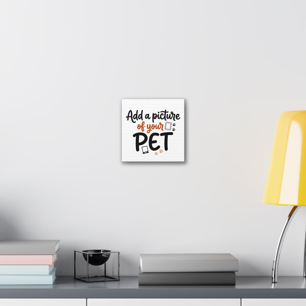 Custom Pet Canvas Wall Art | Personalized Stretched Canvas Print