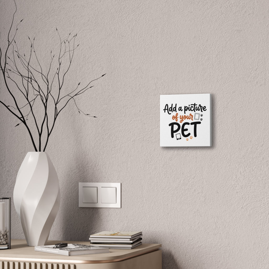 Custom Pet Canvas Wall Art | Personalized Stretched Canvas Print