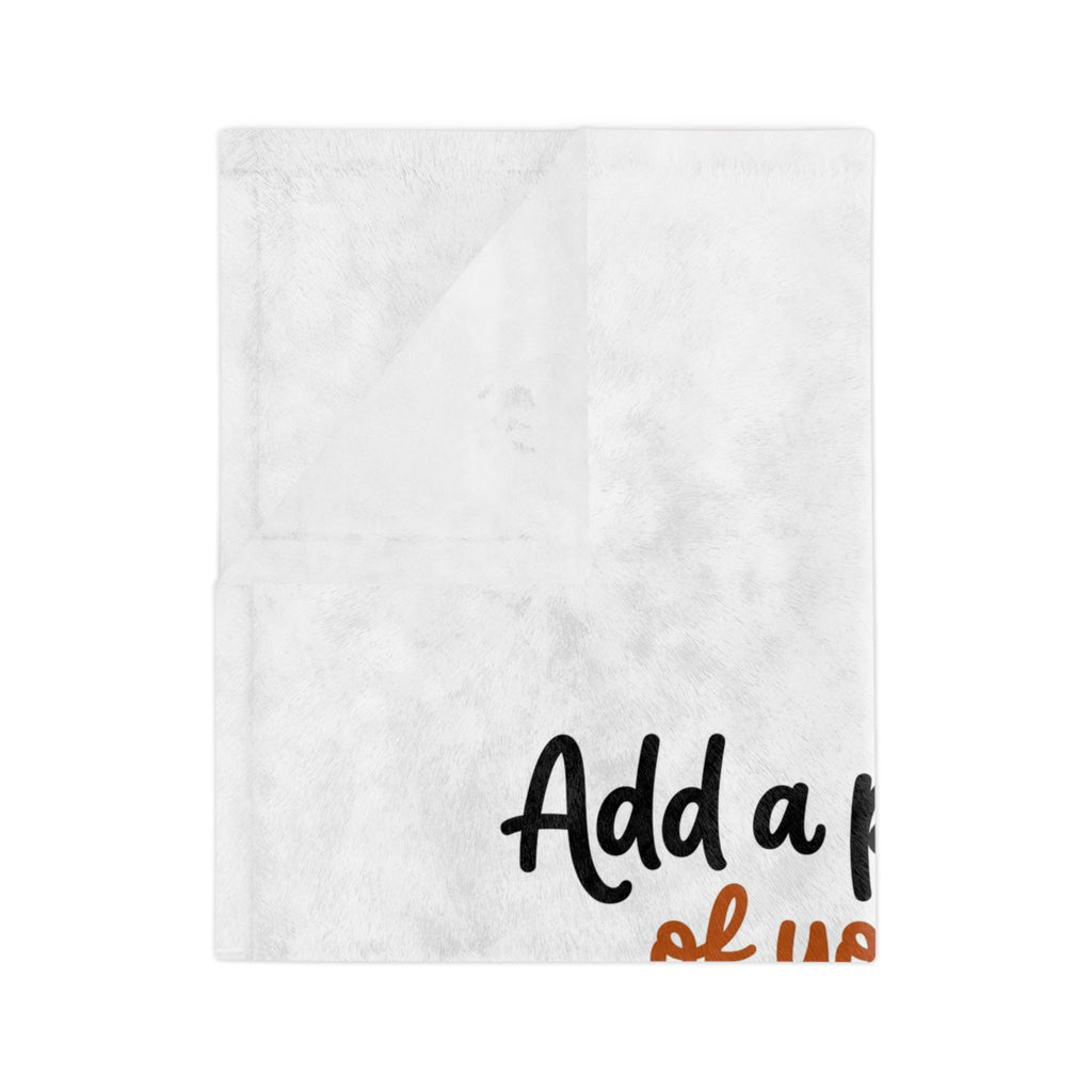 Custom Pet Blanket | Personalized Velveteen Fleece Throw