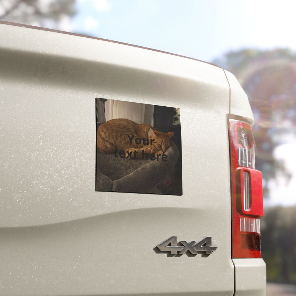 Custom Pet Car Magnet | Personalized Weatherproof Vehicle Magnet