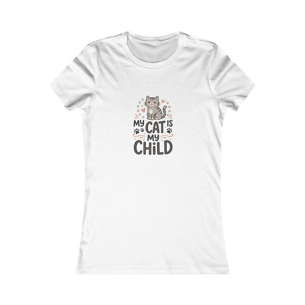 Women's Cat T-Shirt | Soft Feminine Fit Cat Lover Tee