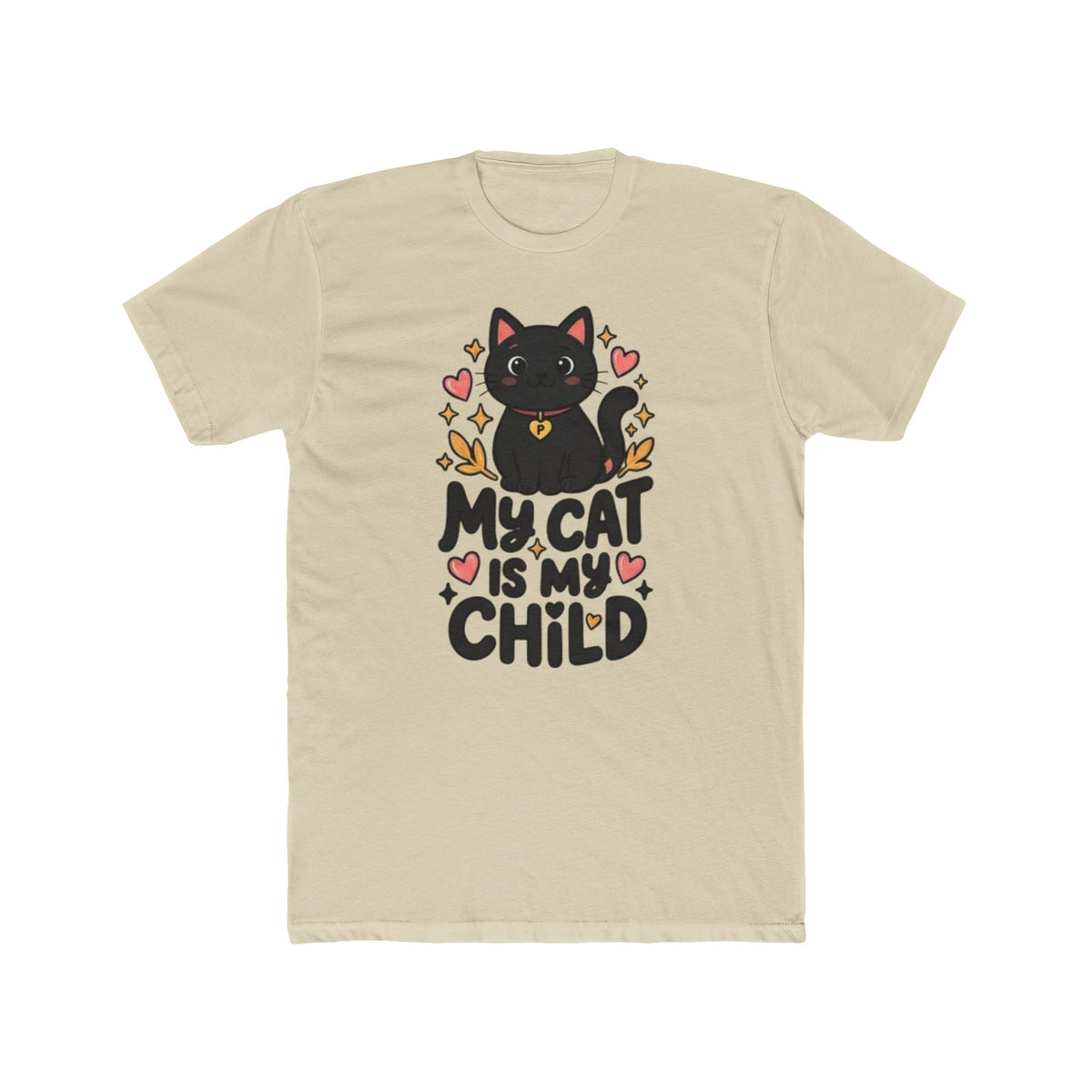 My Cat Is My Child Unisex Crew Tee | Lightweight Cat Lover Shirt