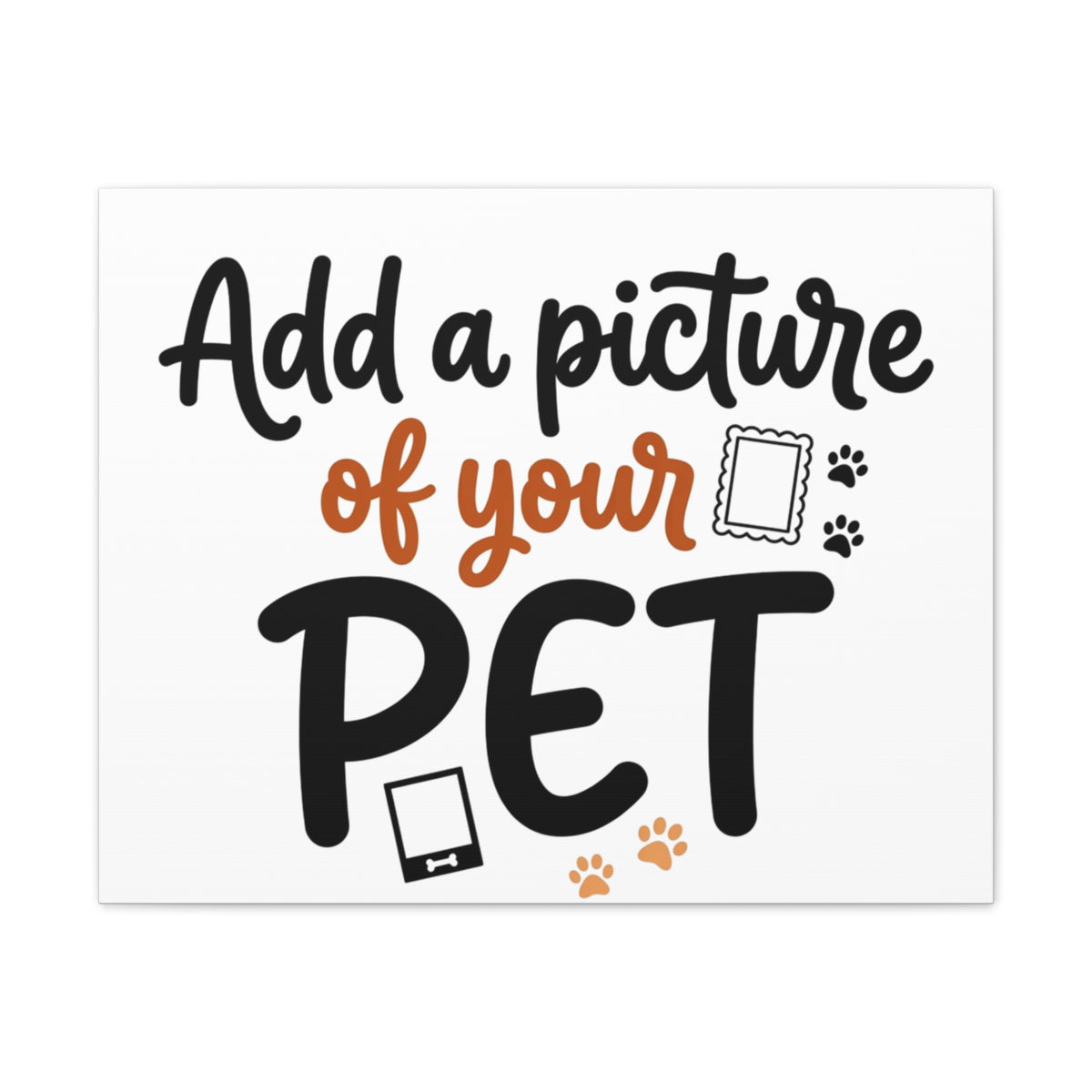 Custom Pet Canvas Wall Art | Personalized Stretched Canvas Print