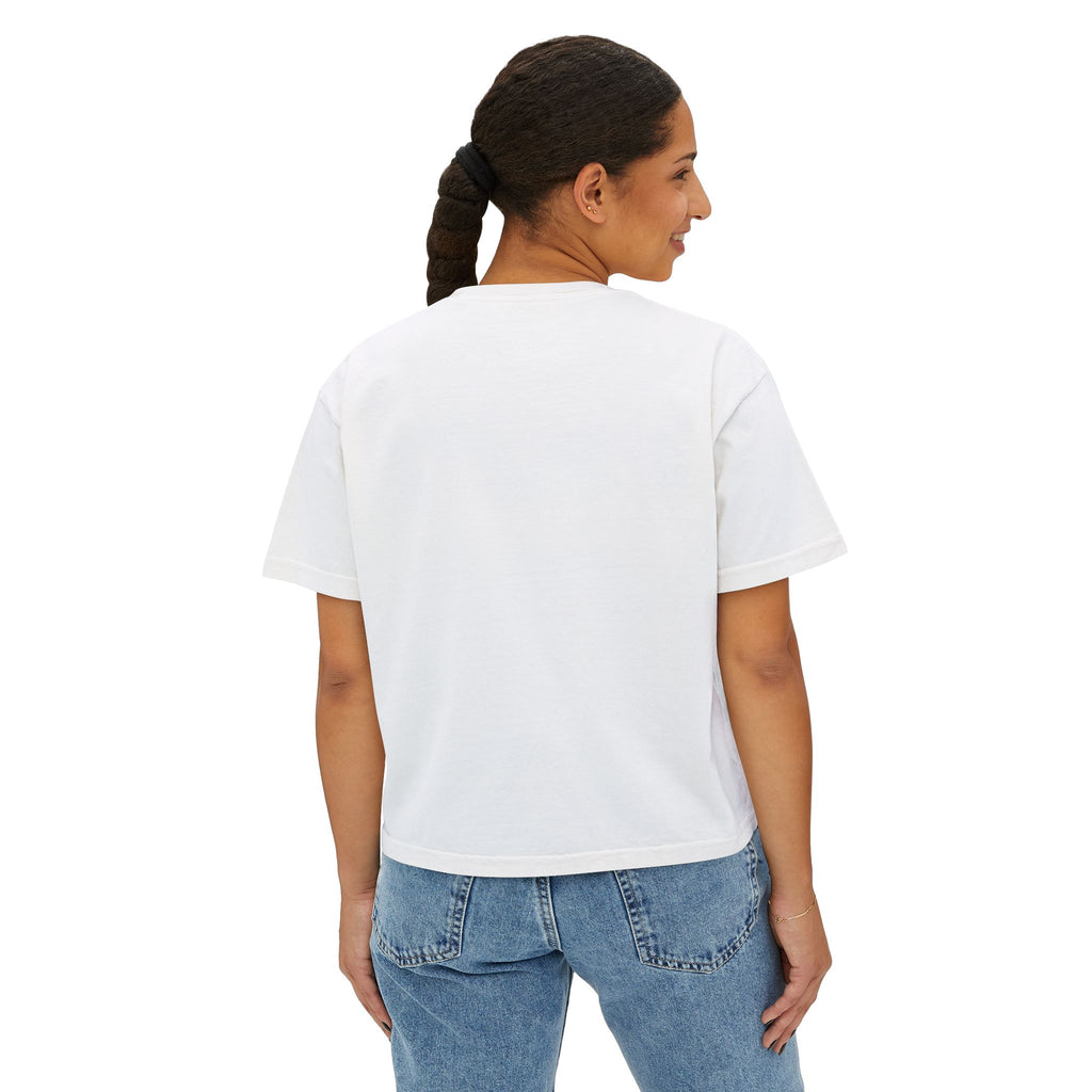 Full-Time Cat Mom Women's Boxy Tee | Comfort Colors Oversized T-Shirt