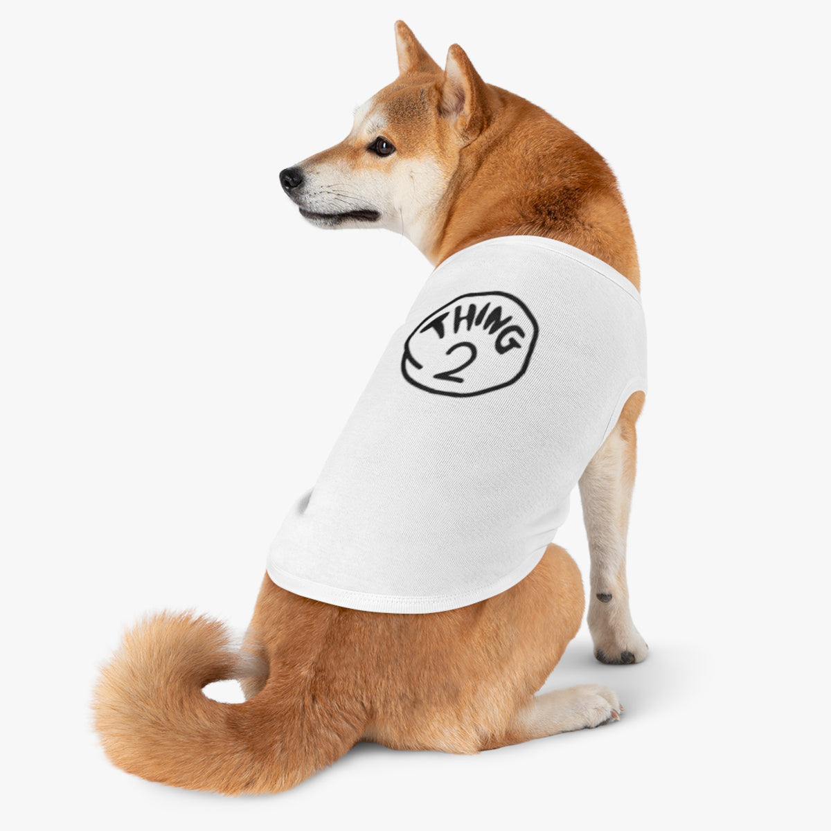 Thing 2 Pet Tank Top | Dog & Cat Shirt (Matching with Kids Tee found in children’s apparel)