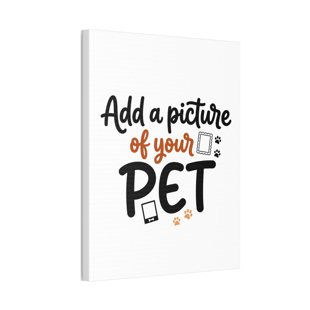 Custom Pet Canvas Wall Art | Personalized Stretched Canvas Print