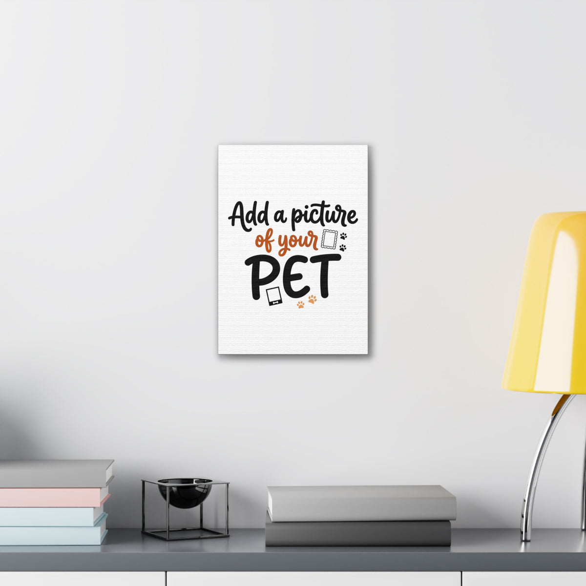 Custom Pet Canvas Wall Art | Personalized Stretched Canvas Print