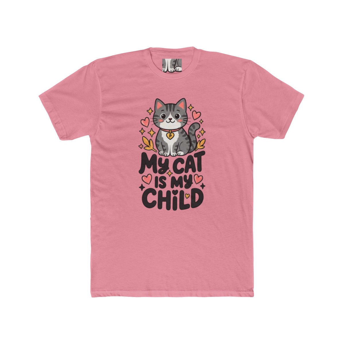 My Cat Is My Child T-Shirt | Soft Fitted Cat Lover Tee