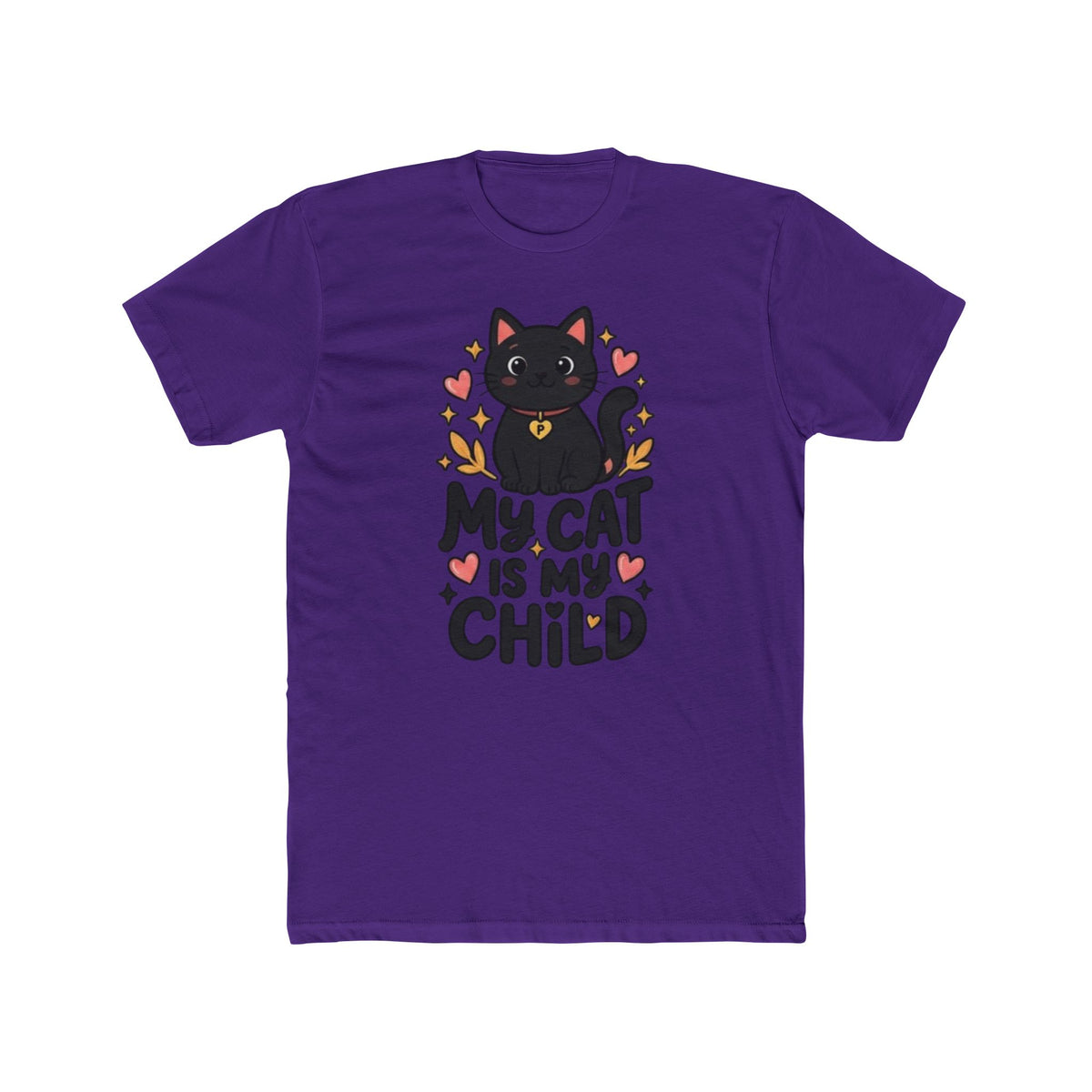 My Cat Is My Child Unisex Crew Tee | Lightweight Cat Lover Shirt
