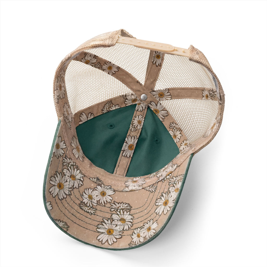 Cat Mom Women's Washed Mesh-Back Cap with Ponytail Opening