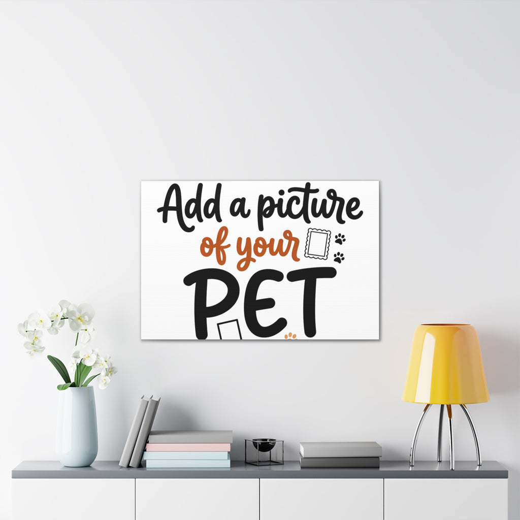 Custom Pet Canvas Wall Art | Personalized Stretched Canvas Print