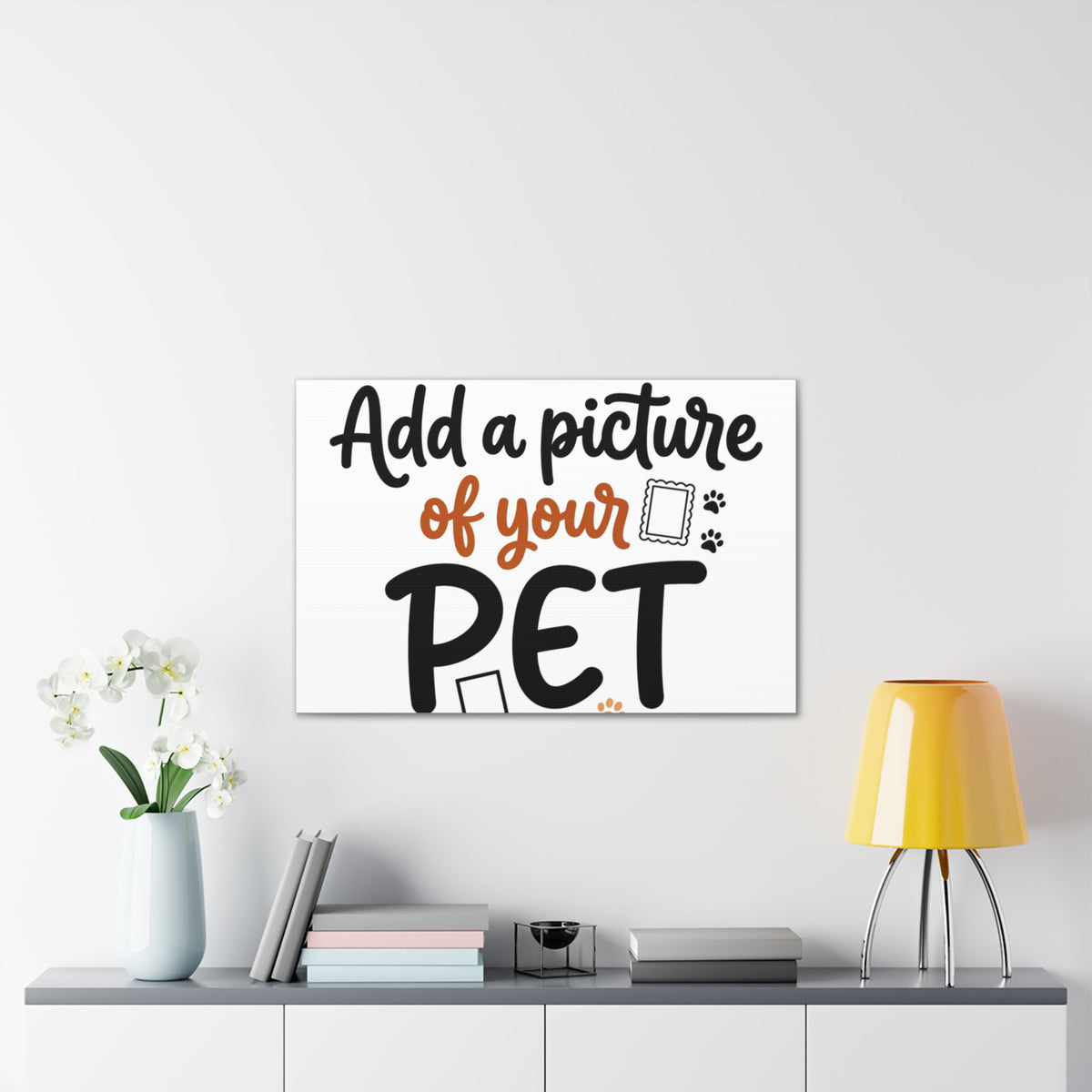 Custom Pet Canvas Wall Art | Personalized Stretched Canvas Print
