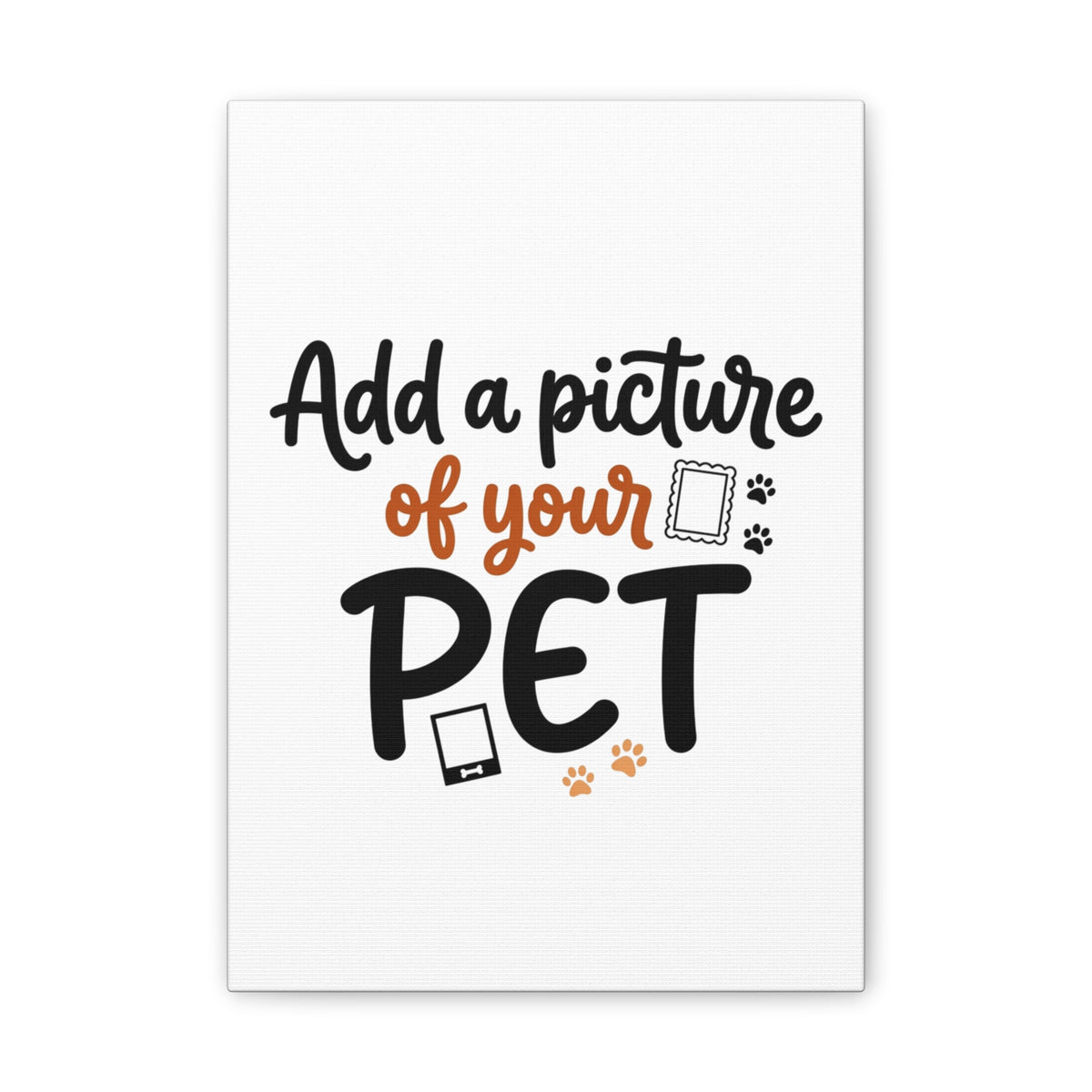 Custom Pet Canvas Wall Art | Personalized Stretched Canvas Print