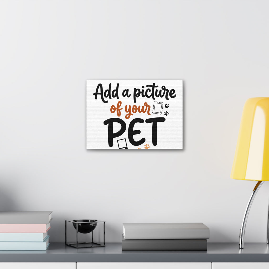 Custom Pet Canvas Wall Art | Personalized Stretched Canvas Print