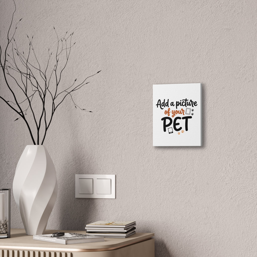 Custom Pet Canvas Wall Art | Personalized Stretched Canvas Print