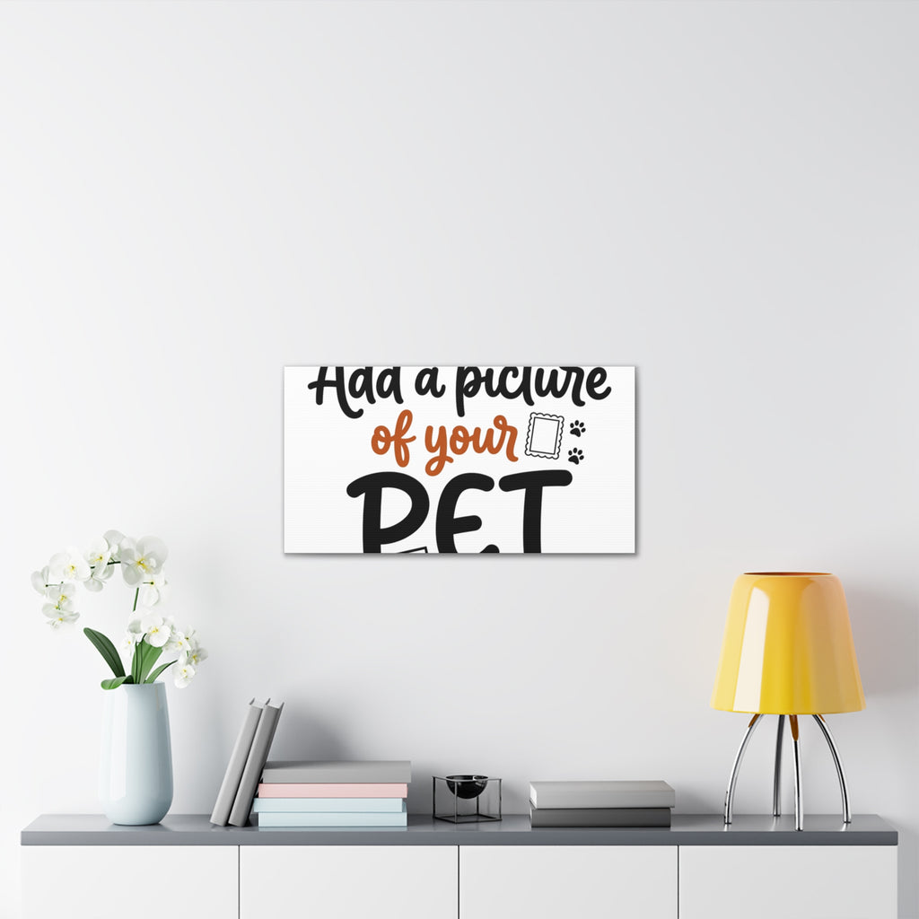 Custom Pet Canvas Wall Art | Personalized Stretched Canvas Print