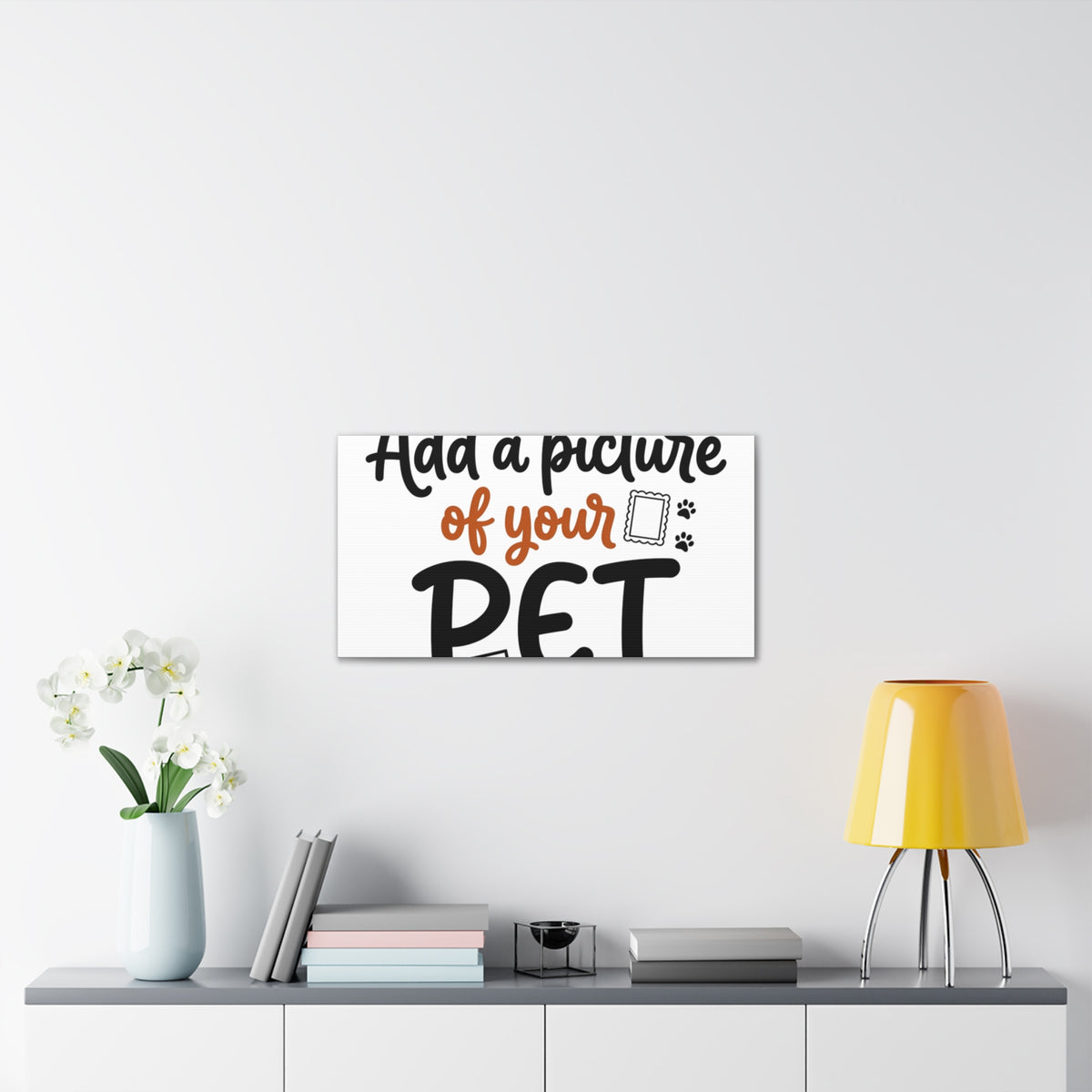 Custom Pet Canvas Wall Art | Personalized Stretched Canvas Print