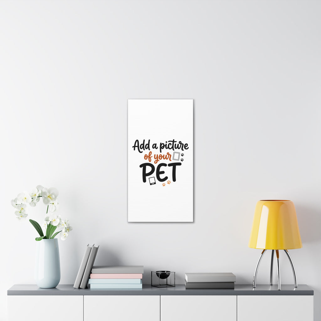 Custom Pet Canvas Wall Art | Personalized Stretched Canvas Print