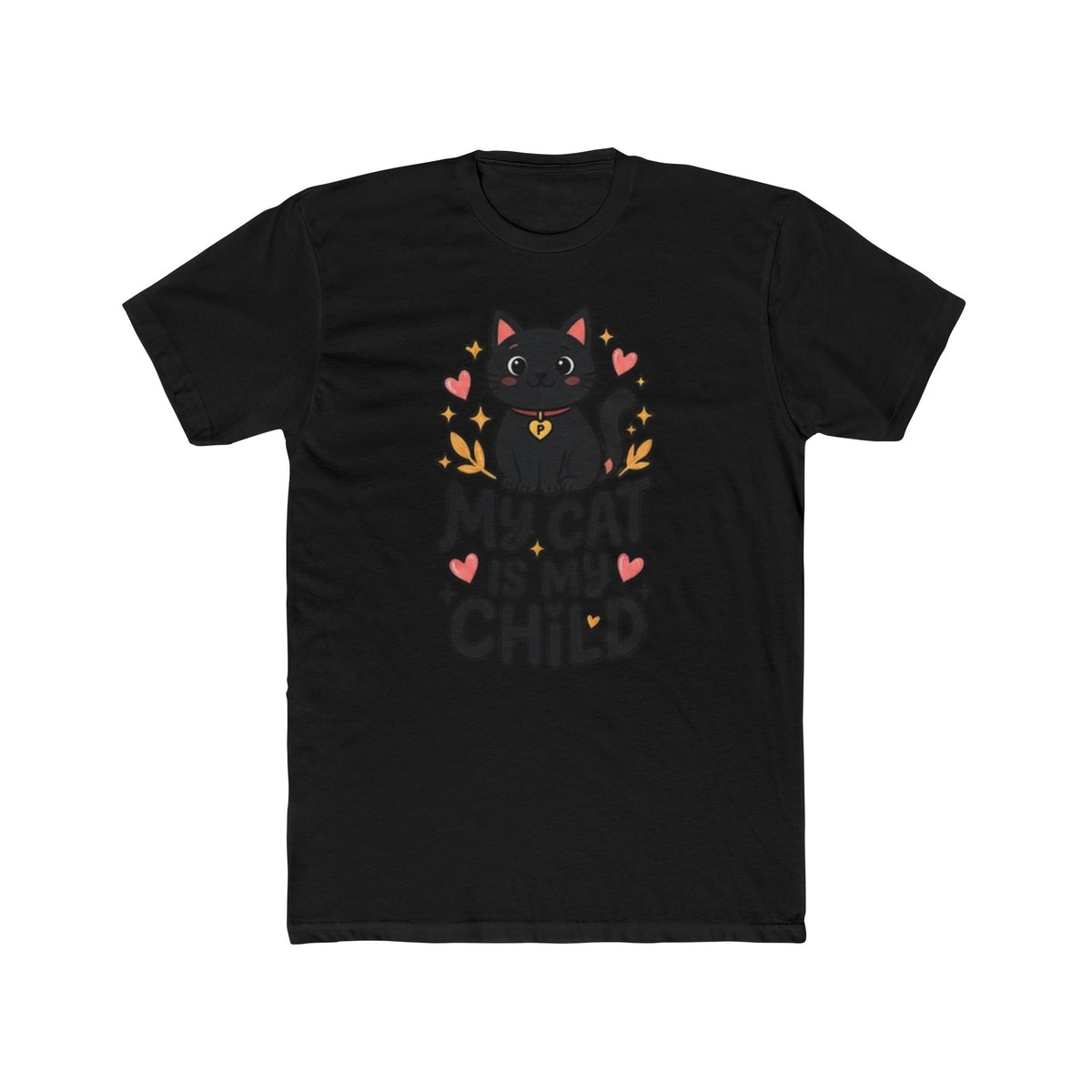 My Cat Is My Child Unisex Crew Tee | Lightweight Cat Lover Shirt