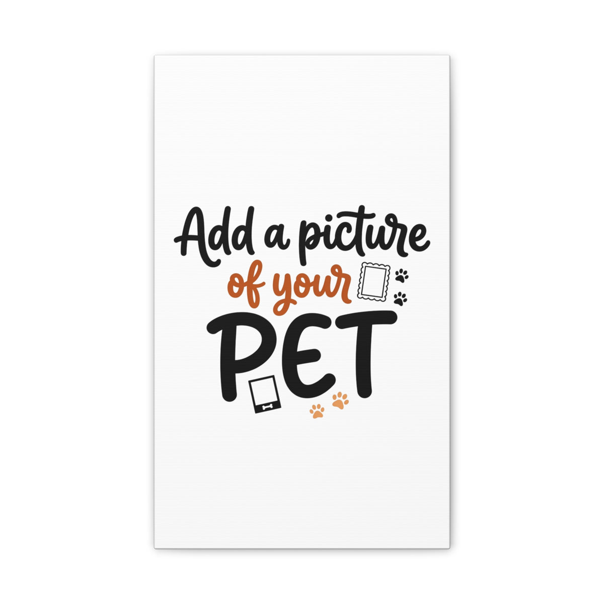 Custom Pet Canvas Wall Art | Personalized Stretched Canvas Print