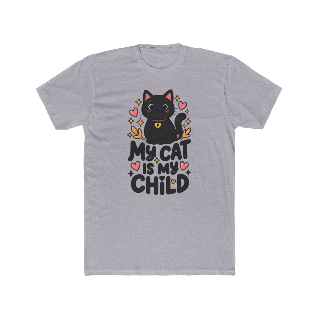 My Cat Is My Child Unisex Crew Tee | Lightweight Cat Lover Shirt