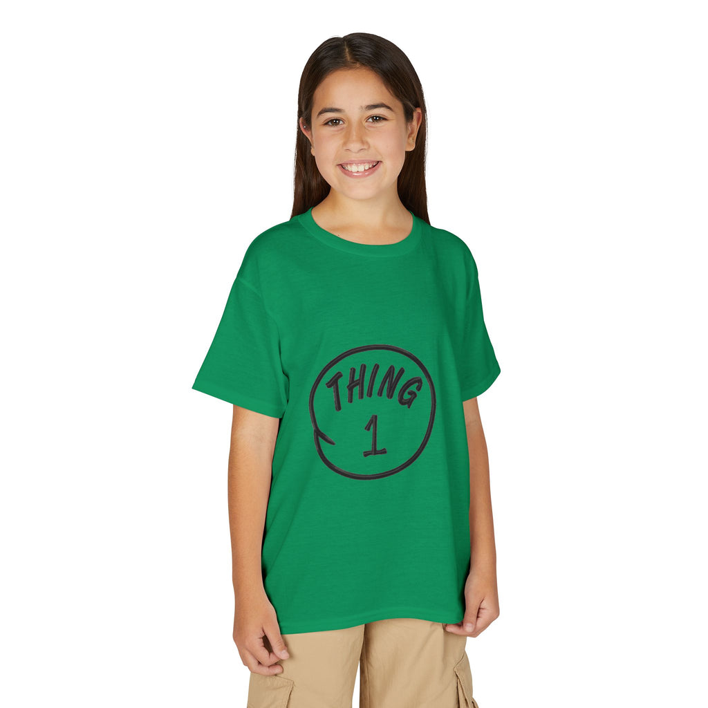 Thing One Youth T-Shirt | Kids & Pet Matching DryBlend Tee