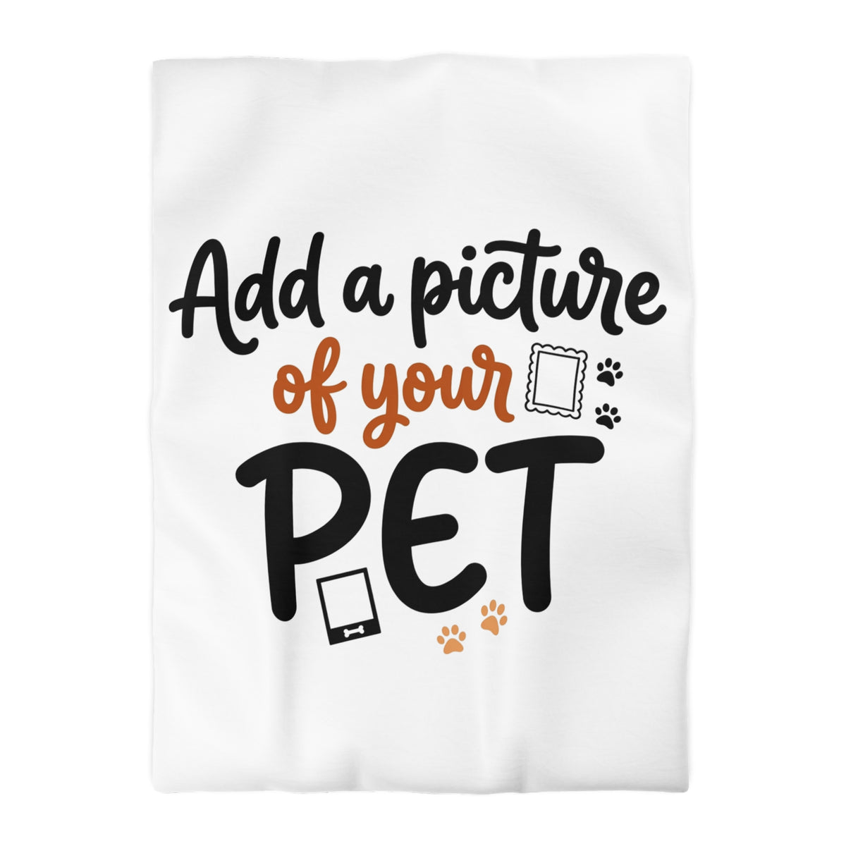 Custom Pet Duvet Cover | Personalized Microfiber Bedding