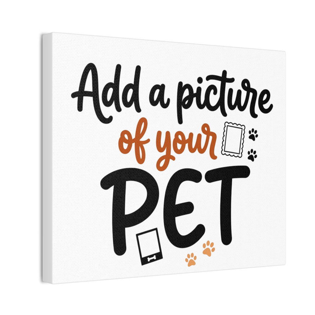 Custom Pet Canvas Wall Art | Personalized Stretched Canvas Print