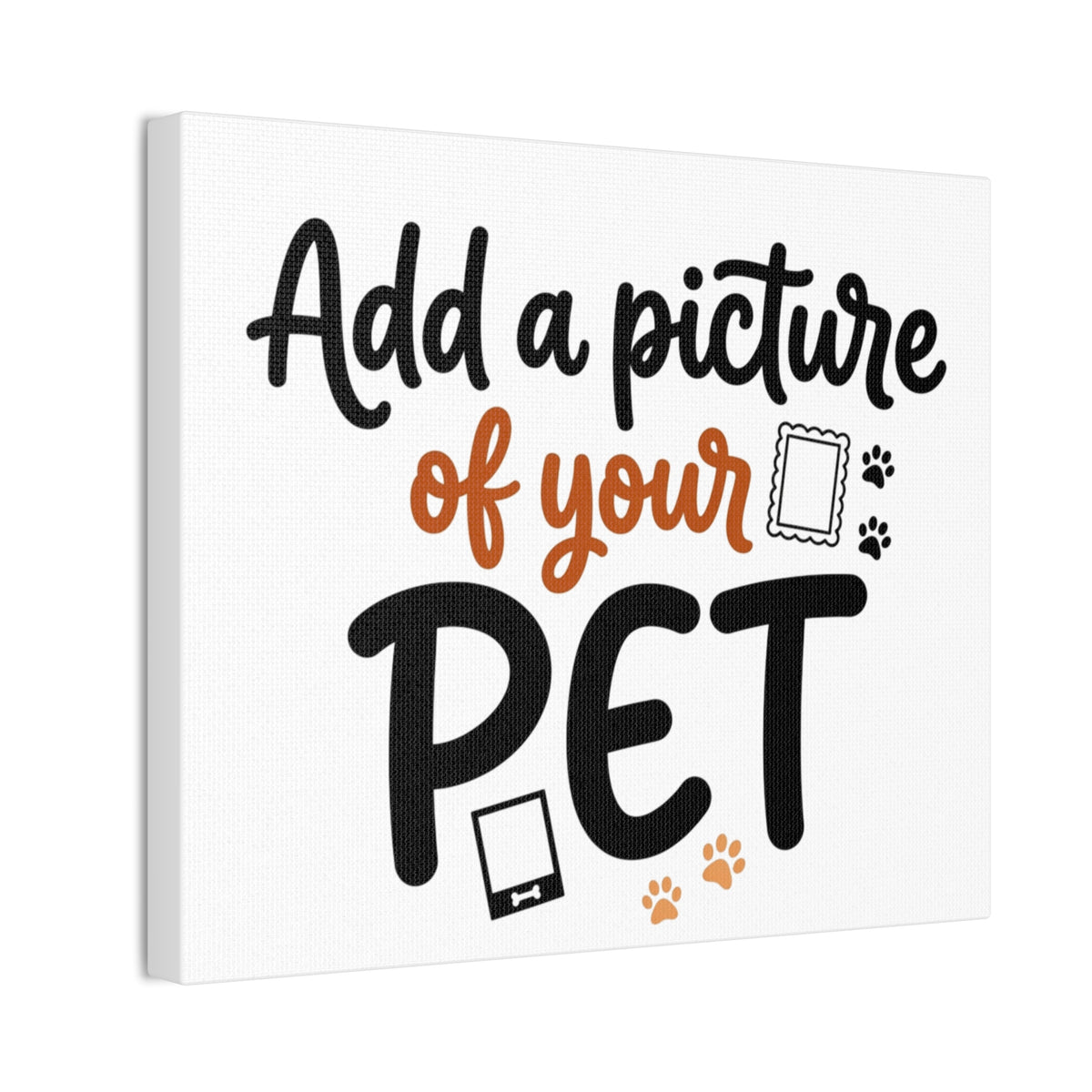 Custom Pet Canvas Wall Art | Personalized Stretched Canvas Print