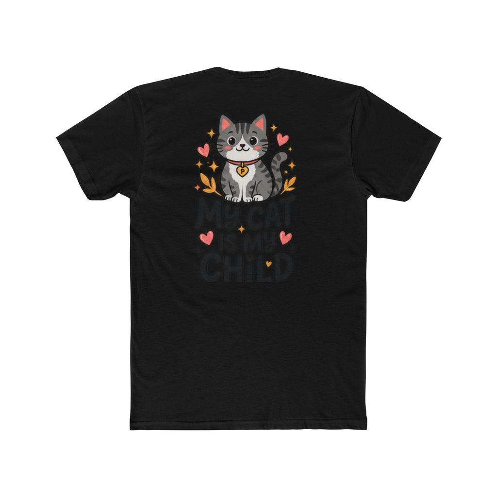 My Cat Is My Child T-Shirt | Soft Fitted Cat Lover Tee