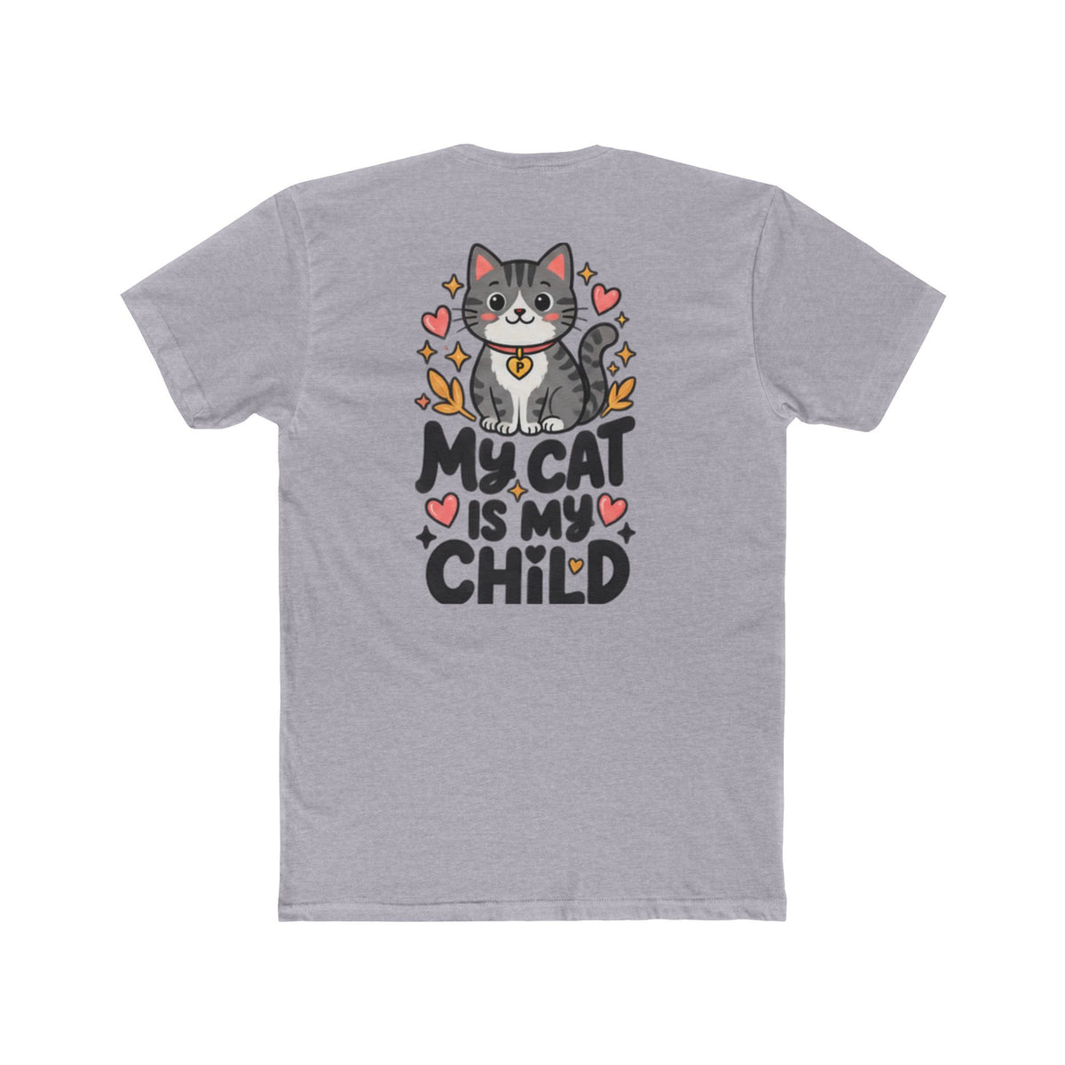 My Cat Is My Child T-Shirt | Soft Fitted Cat Lover Tee