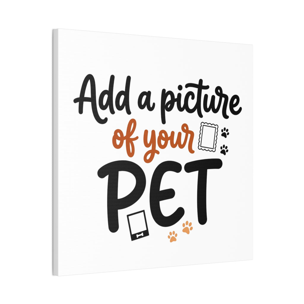 Custom Pet Canvas Wall Art | Personalized Stretched Canvas Print